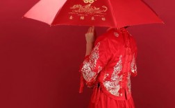  雨伞简约婚纱照图案女士「雨伞图片古风」