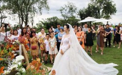 草坪婚礼披肩图片大全大图,草坪婚礼适合穿什么衣服 