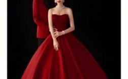 简约红色结婚婚纱搭配效果图（简约红色背景图片）
