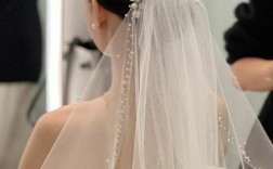 新娘婚纱头发造型 新娘婚礼的头纱图片