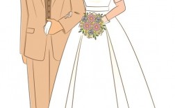 美式漫画风婚纱照素材图片高清