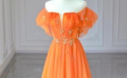 橙色短裤美式婚纱女装图片