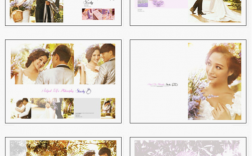  婚纱照简约电子相册模板「婚纱照简约电子相册模板图片」