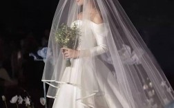 婚礼现场视频新娘入场飞头纱,新娘飞发造型 