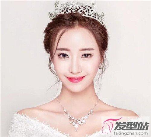 韩式披肩婚礼图片女生可爱,韩式披肩发型图片 -图1