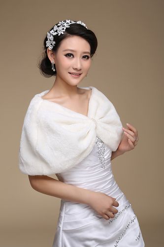 披肩围巾婚礼图片女生可爱-图3