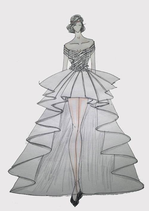 设计图服装美式婚纱图片_设计衣服婚纱图片-图3